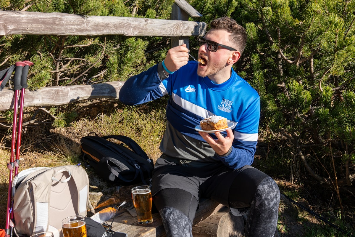 Healthy meal preparation for men